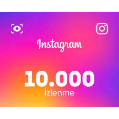  ?İNSTAGRAM 10.000 İZLENME?